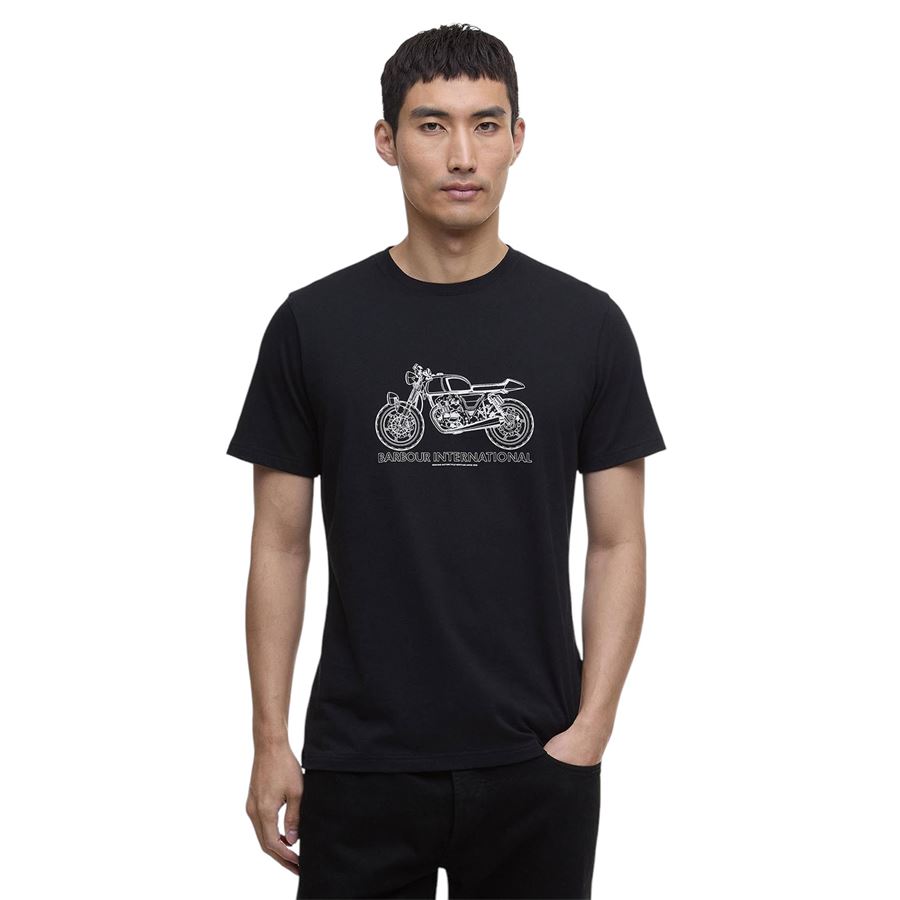 Venture Graphic t-shirt da uomo Barbour International | MTS1416BK31